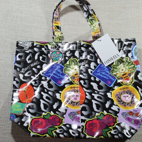 NWT Genuine Consuela Vinyl Tote Bag, Large